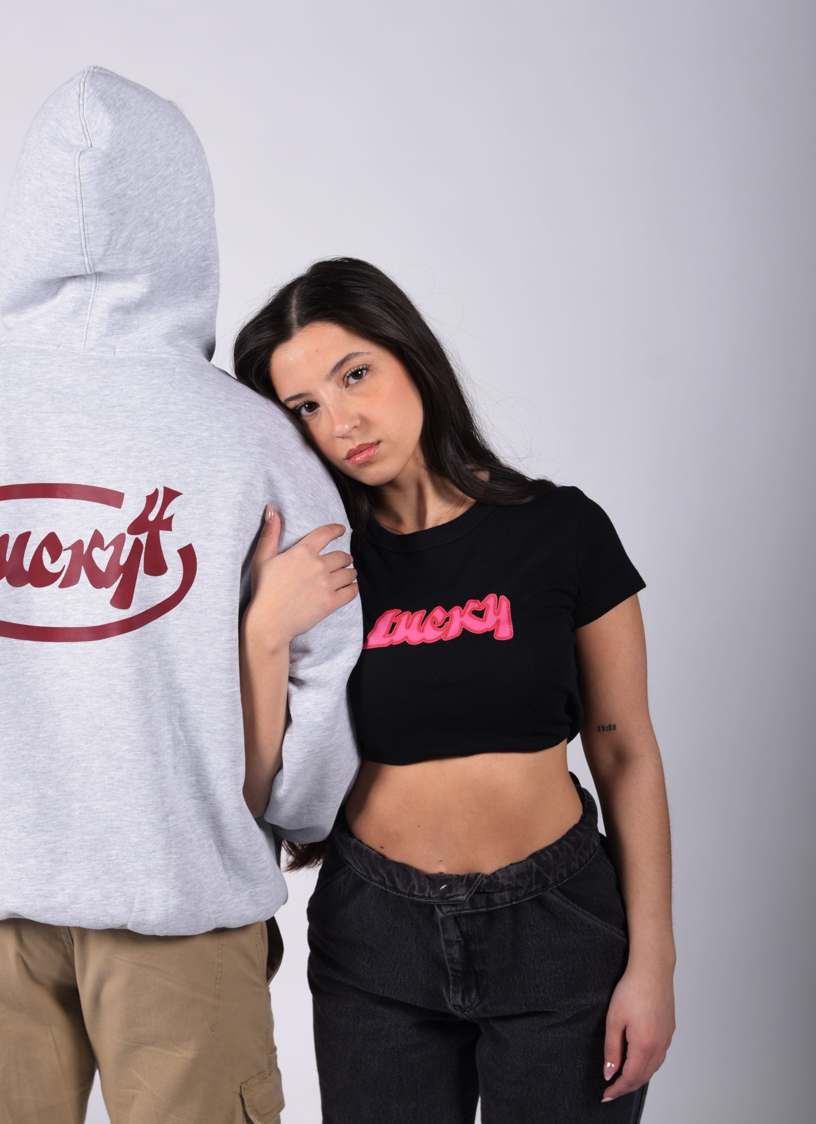 The Lucky Stitched Baby Tee