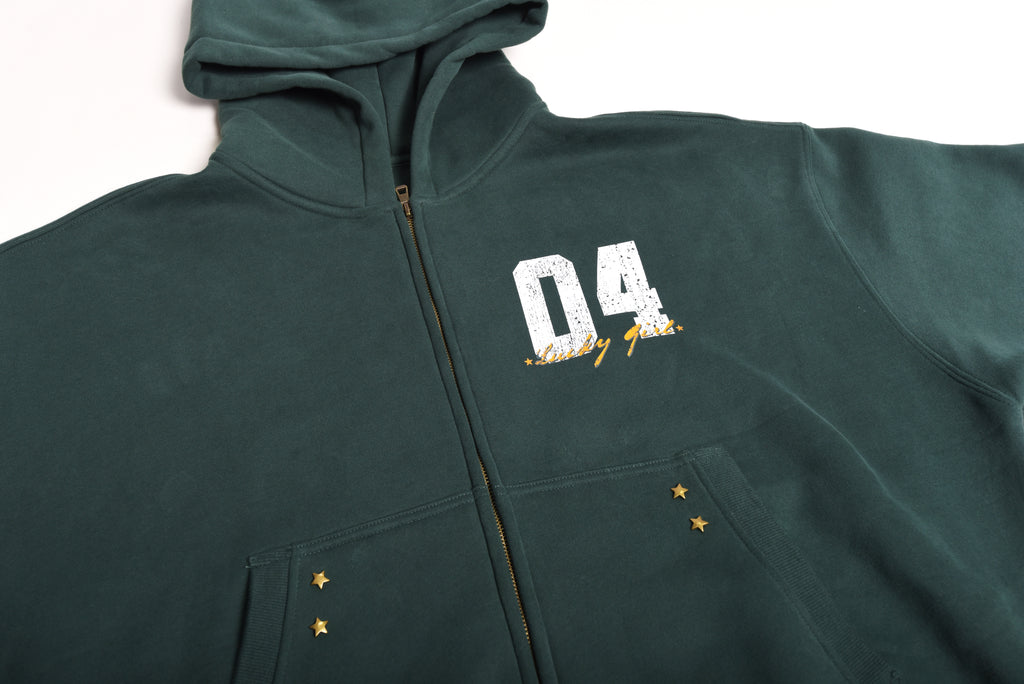 Lucky Girl Zip-Up