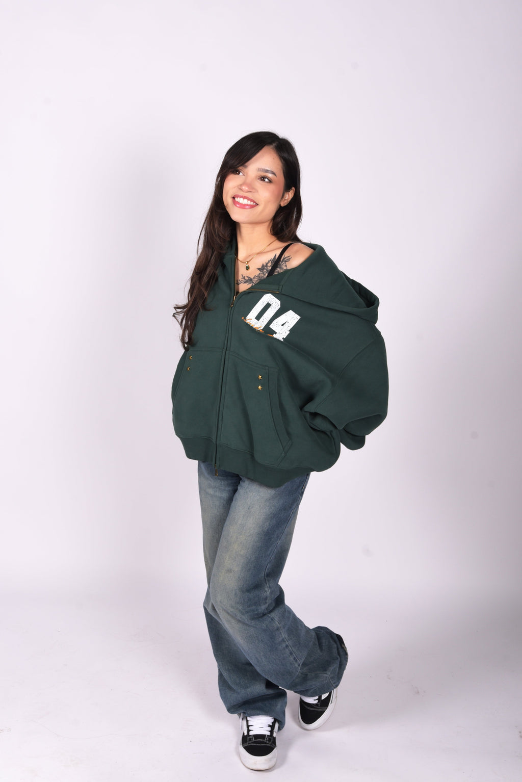 Lucky Girl Zip-Up