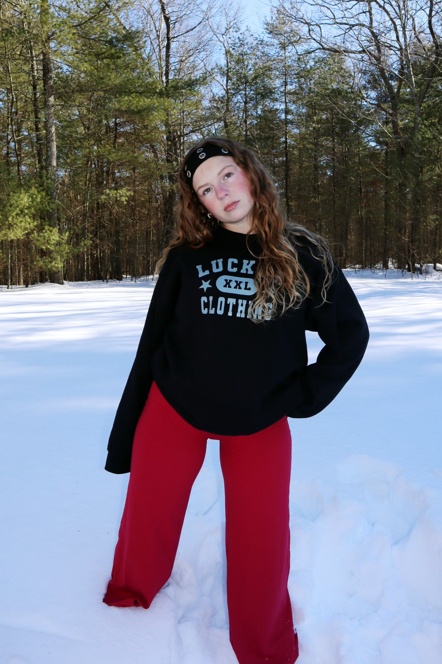 Lucky4 Varsity Crewneck