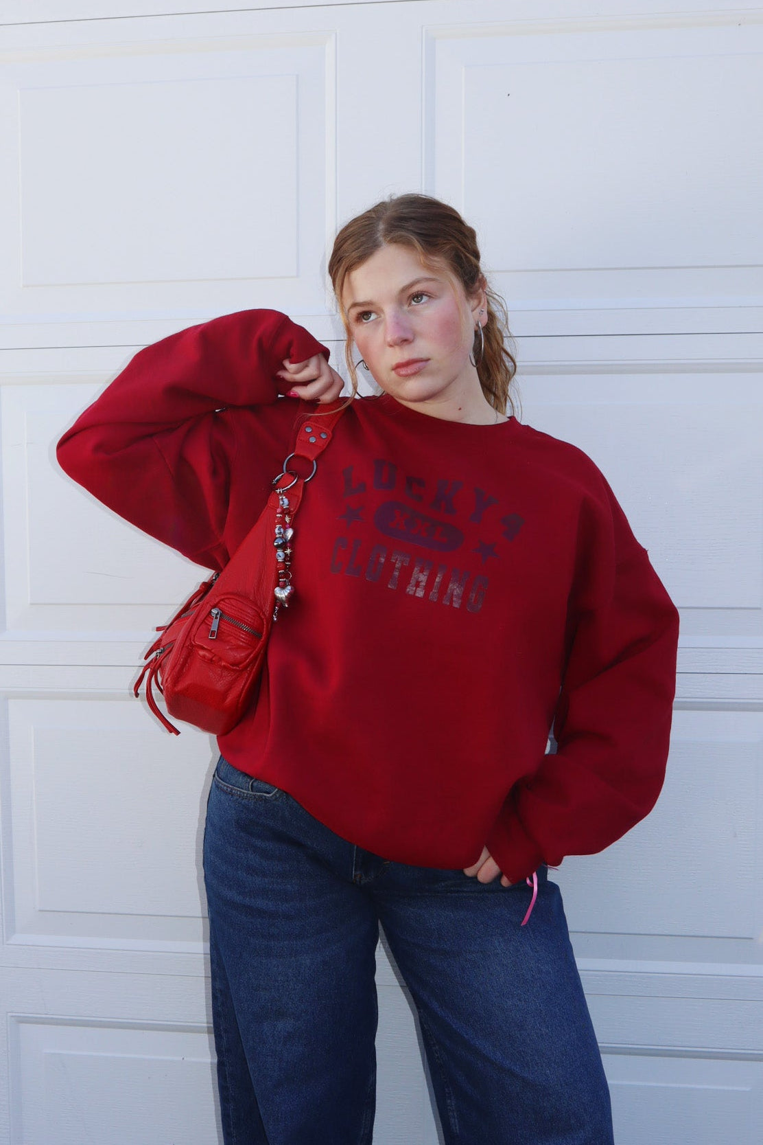 Lucky4 Varsity Crewneck